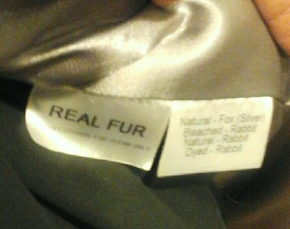 100%  SILVER FUR  VEST  With Rabbit Fur trimming - Picture 2 of 11